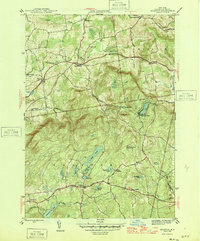 preview thumbnail of historical topo map of Rensselaer County, NY in 1946