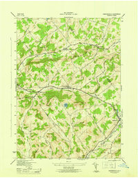 preview thumbnail of historical topo map of Delaware County, NY in 1946