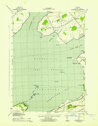 Download a high-resolution, GPS-compatible USGS topo map for Henderson Bay, NY (1942 edition)