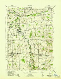 1942 Map of Honeoye Falls