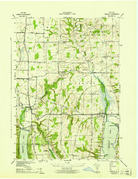 Download a high-resolution, GPS-compatible USGS topo map for Honeoye, NY (1942 edition)