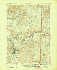Download a high-resolution, GPS-compatible USGS topo map for Hoosick Falls, NY (1946 edition)