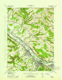 Download a high-resolution, GPS-compatible USGS topo map for Ilion, NY (1945 edition)