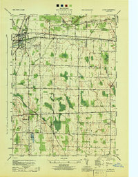 Download a high-resolution, GPS-compatible USGS topo map for Le Roy, NY (1944 edition)