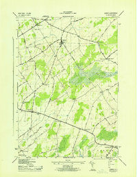 preview thumbnail of historical topo map of St. Lawrence County, NY in 1943