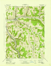 Download a high-resolution, GPS-compatible USGS topo map for Mc Graw, NY (1944 edition)