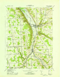 Download a high-resolution, GPS-compatible USGS topo map for Moravia, NY (1943 edition)