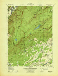 1943 Map of Napanoch