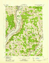 Download a high-resolution, GPS-compatible USGS topo map for New Berlin South, NY (1945 edition)