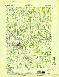 Download a high-resolution, GPS-compatible USGS topo map for Newark, NY (1943 edition)