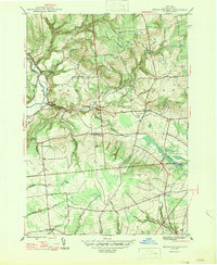 preview thumbnail of historical topo map of Oneida County, NY in 1947