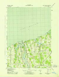 preview thumbnail of historical topo map of Wayne County, NY in 1943