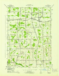 preview thumbnail of historical topo map of Wayne County, NY in 1942