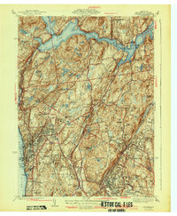 preview thumbnail of historical topo map of Westchester County, NY in 1943