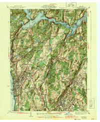 preview thumbnail of historical topo map of Westchester County, NY in 1943