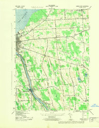 Download a high-resolution, GPS-compatible USGS topo map for Oswego East, NY (1943 edition)