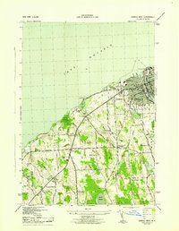 Download a high-resolution, GPS-compatible USGS topo map for Oswego West, NY (1943 edition)