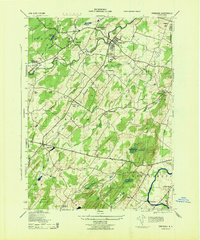Download a high-resolution, GPS-compatible USGS topo map for Pinebush, NY (1944 edition)