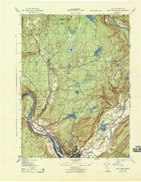 1943 Map of Port Jervis, NY