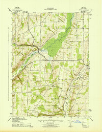 Download a high-resolution, GPS-compatible USGS topo map for Potter, NY (1942 edition)