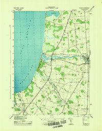 preview thumbnail of historical topo map of Pulaski, NY in 1943
