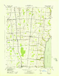 Download a high-resolution, GPS-compatible USGS topo map for Romulus, NY (1943 edition)