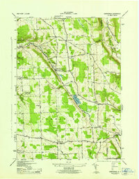 preview thumbnail of historical topo map of Cayuga County, NY in 1943