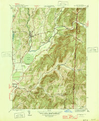 preview thumbnail of historical topo map of Washington County, NY in 1946
