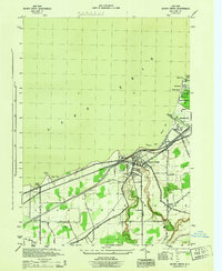 preview thumbnail of historical topo map of Silver Creek, NY in 1944