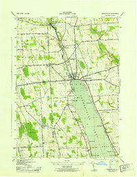 preview thumbnail of historical topo map of Onondaga County, NY in 1943