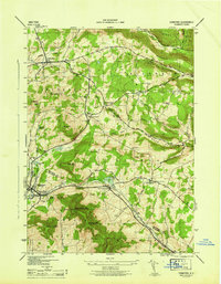 Download a high-resolution, GPS-compatible USGS topo map for Stamford, NY (1946 edition)
