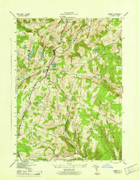 preview thumbnail of historical topo map of Schoharie County, NY in 1945