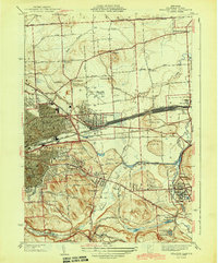 Download a high-resolution, GPS-compatible USGS topo map for Syracuse East, NY (1943 edition)