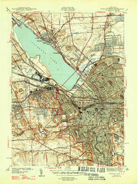 preview thumbnail of historical topo map of Onondaga County, NY in 1947