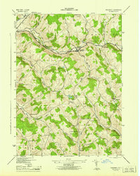 Download a high-resolution, GPS-compatible USGS topo map for Treadwell, NY (1945 edition)