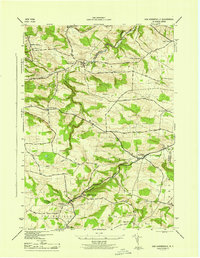 Download a high-resolution, GPS-compatible USGS topo map for Van Hornesville, NY (1945 edition)