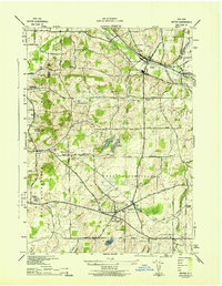 Download a high-resolution, GPS-compatible USGS topo map for Victor, NY (1942 edition)