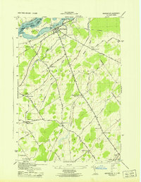 Download a high-resolution, GPS-compatible USGS topo map for Waddington, NY (1943 edition)