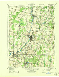Download a high-resolution, GPS-compatible USGS topo map for Walden, NY (1943 edition)
