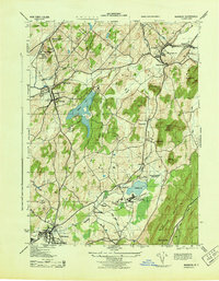 1943 Map of Warwick