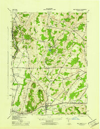Download a high-resolution, GPS-compatible USGS topo map for West Winfield, NY (1945 edition)