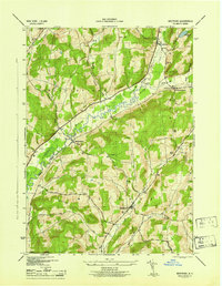 Download a high-resolution, GPS-compatible USGS topo map for Westford, NY (1945 edition)