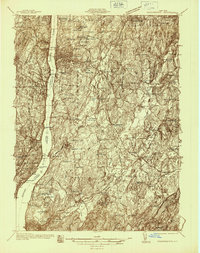 preview thumbnail of historical topo map of Poughkeepsie, NY in 1936