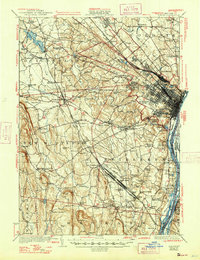 preview thumbnail of historical topo map of Albany, NY in 1927
