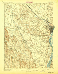 1895 Map of Albany