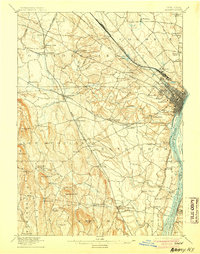 1898 Map of Albany, 1905 Print