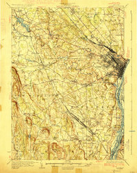 Download a high-resolution, GPS-compatible USGS topo map for Albany, NY (1927 edition)