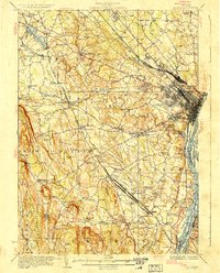 preview thumbnail of historical topo map of Albany, NY in 1927
