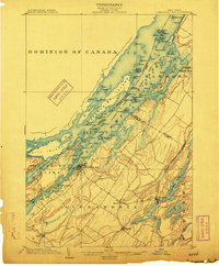 1903 Map of Alexandria Bay