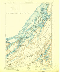 1903 Map of Alexandria Bay, 1931 Print